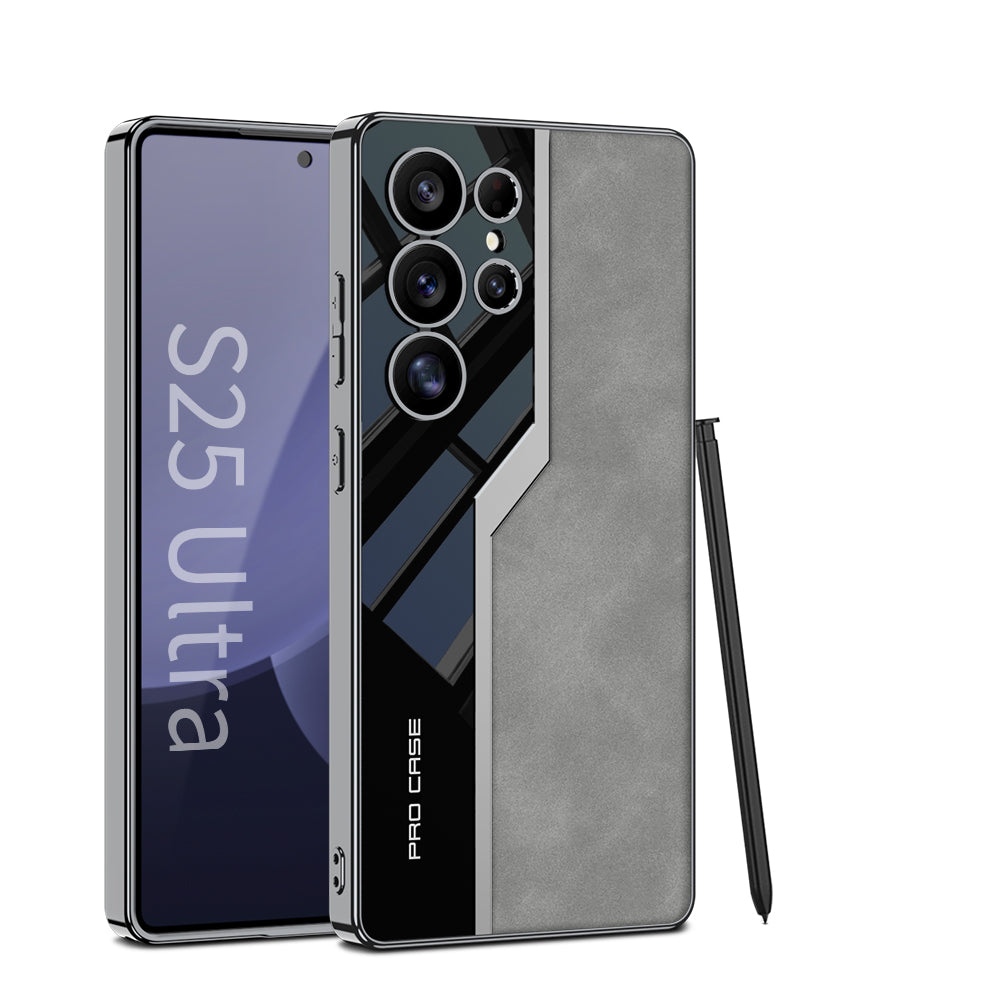 Alcantara Leather Business Style Case for Galaxy S25 Ultra