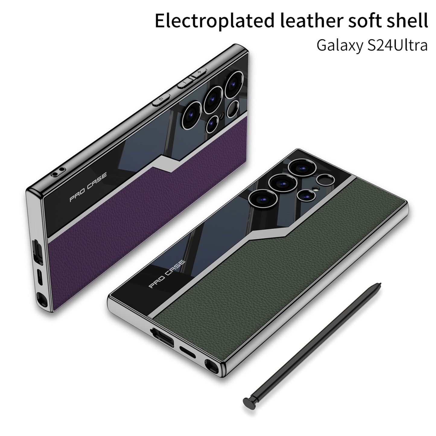 Galaxy S25Ultra S24Ultra S23Ultra S24Plus S24 Case - Leather Business Style