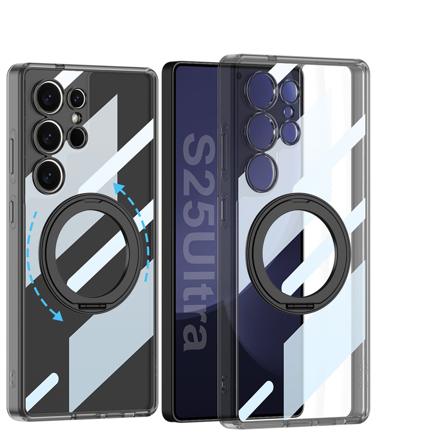 Magnetic 360° Rotating Metal Stand Case for Galaxy S24 Ultra