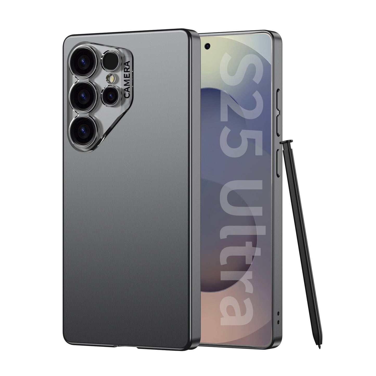 Ultra Thin Glossy Frosted Camera Lens Protector Case for Galaxy S25 Ultra