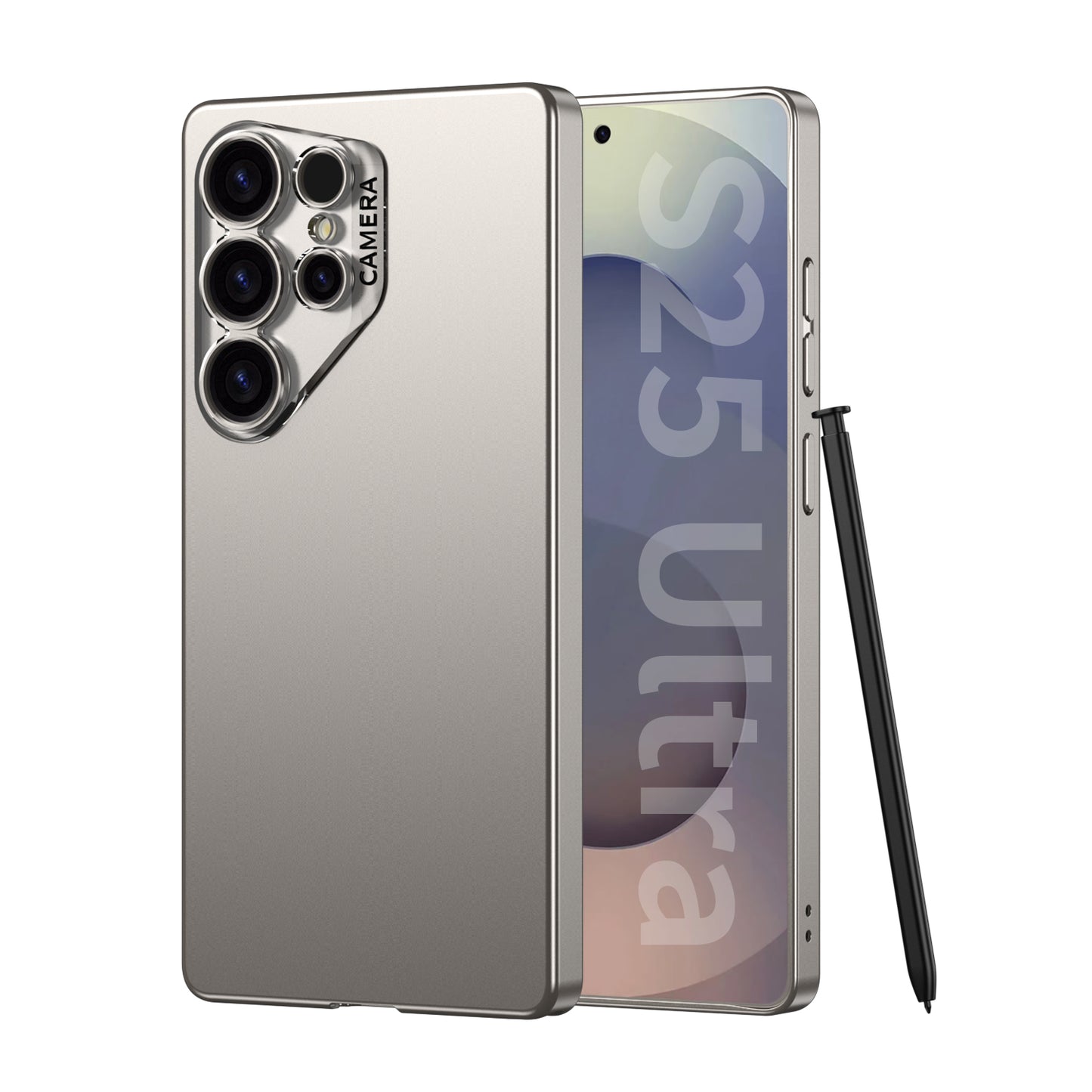 Ultra Thin Glossy Frosted Camera Lens Protector Case for Galaxy S25 Ultra