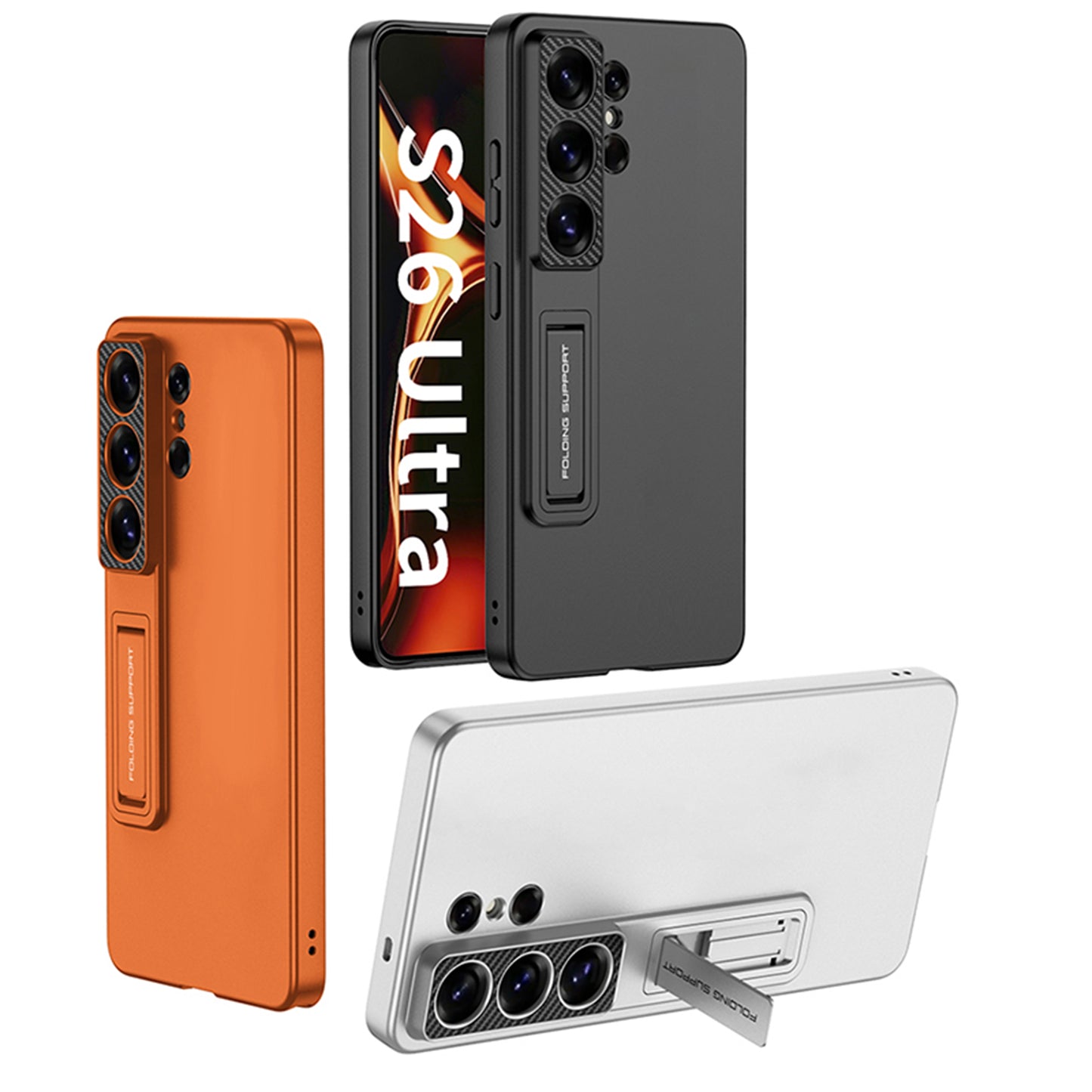 Ultra Thin Kickstand Case for Samsung Galaxy S26 Ultra – Slim Protective Phone Cover with Folding Stand