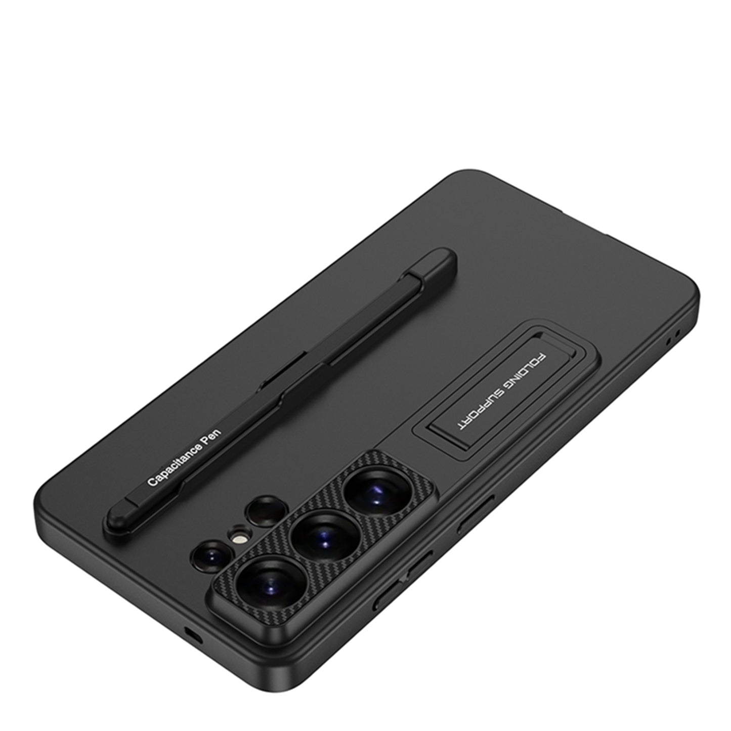 Ultra Thin Kickstand Case with Pen Slot for Samsung Galaxy S26 Ultra, Slim Protective Cover with Stylus