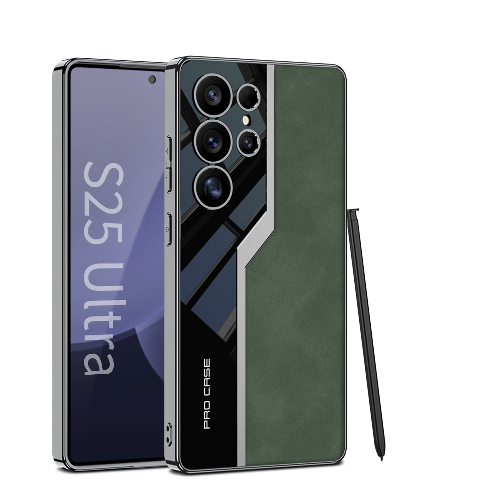 Alcantara Leather Business Style Case for Galaxy S25 Ultra