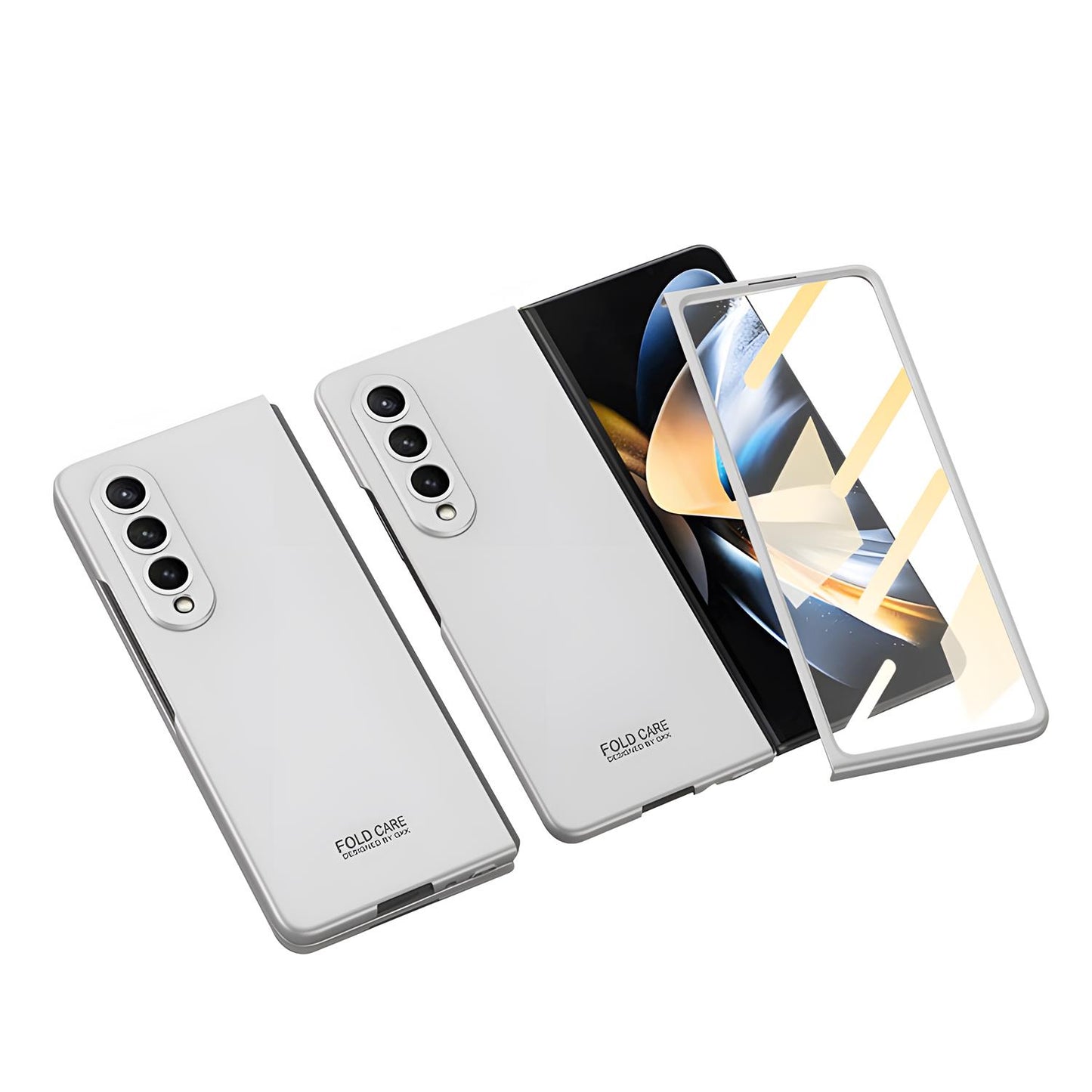 Frosted Ultra-thin Tempered Film Integration Case for Galaxy Z Fold4