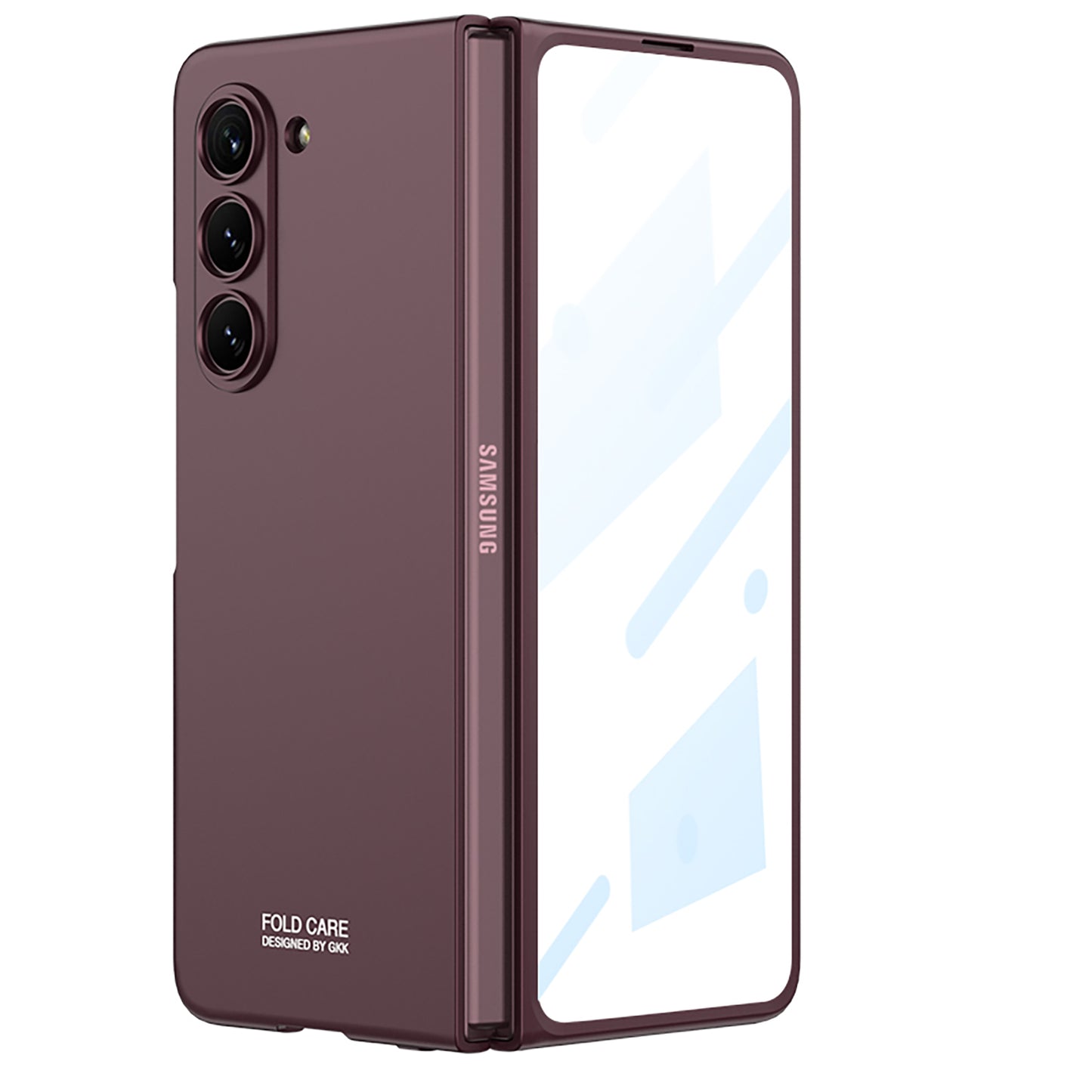 Frosted Ultra-thin Tempered Film Integration Case for Galaxy Z Fold5
