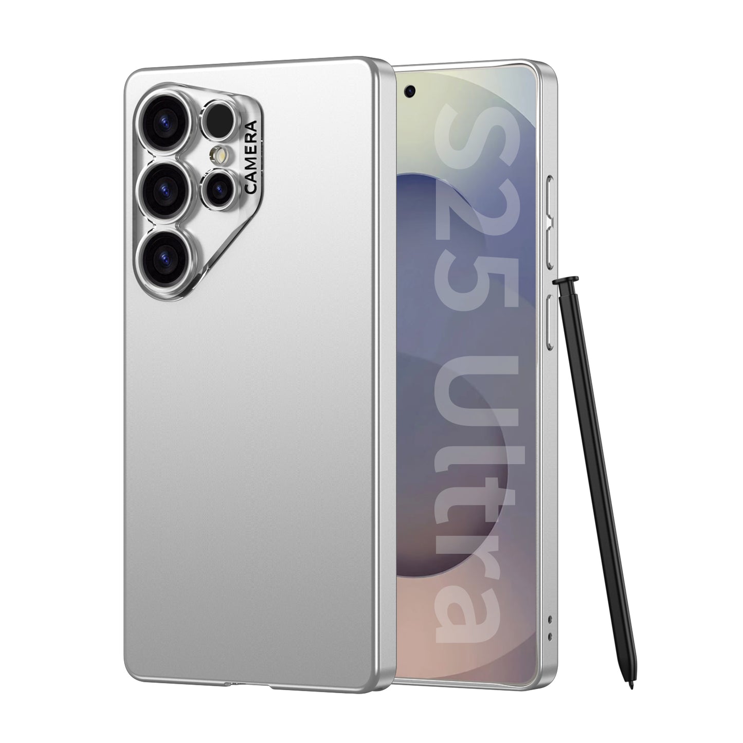 Ultra Thin Glossy Frosted Camera Lens Protector Case for Galaxy S25 Ultra