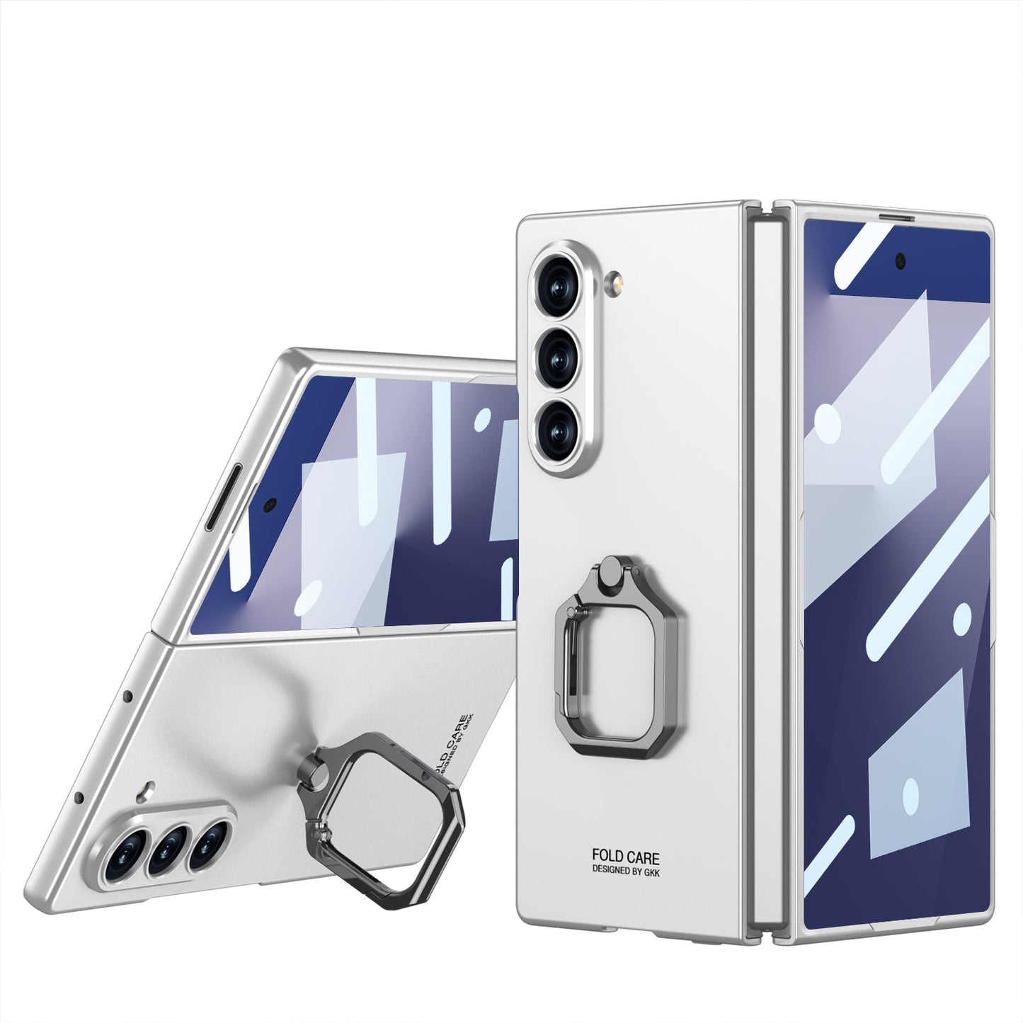 Luxury Shockproof Phone Case With Ring Holder For Galaxy Z Fold 6/7