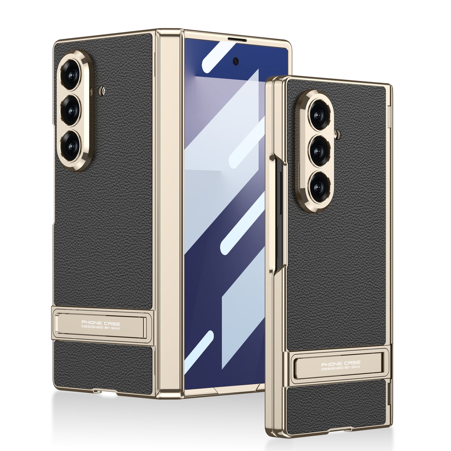 Electroplated Magnetic Hinge Holder Film Integration Case for Galaxy Z Fold7