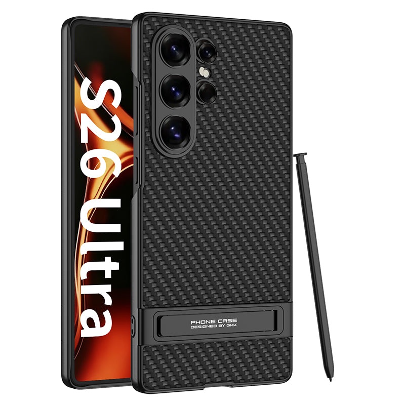 PivotLux Ultra-Thin Vegan Leather Kickstand Case for Samsung Galaxy S26 Ultra