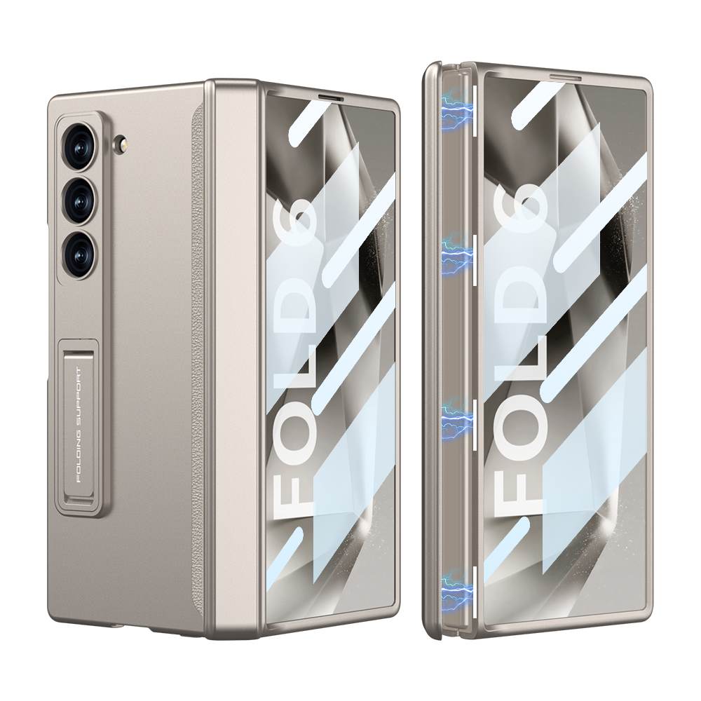 Magnetic Hinge Stand Screen Protector integration Case for Galaxy Z Fold6