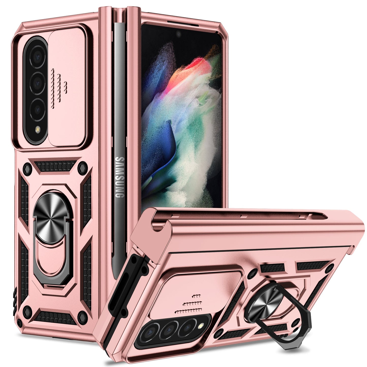 Armor All-inclusive Protective Phone Case For Samsung Galaxy Z Fold5 Fold4 - Mycasety Mycasety