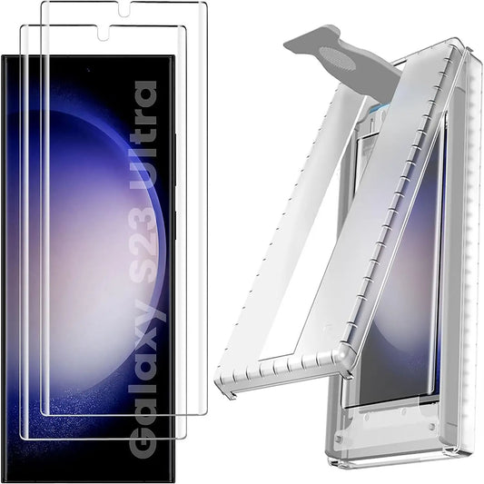 Samsung GALAXY S23 Ultra Premium Screen Protector With E-Z MagicBox Mounter