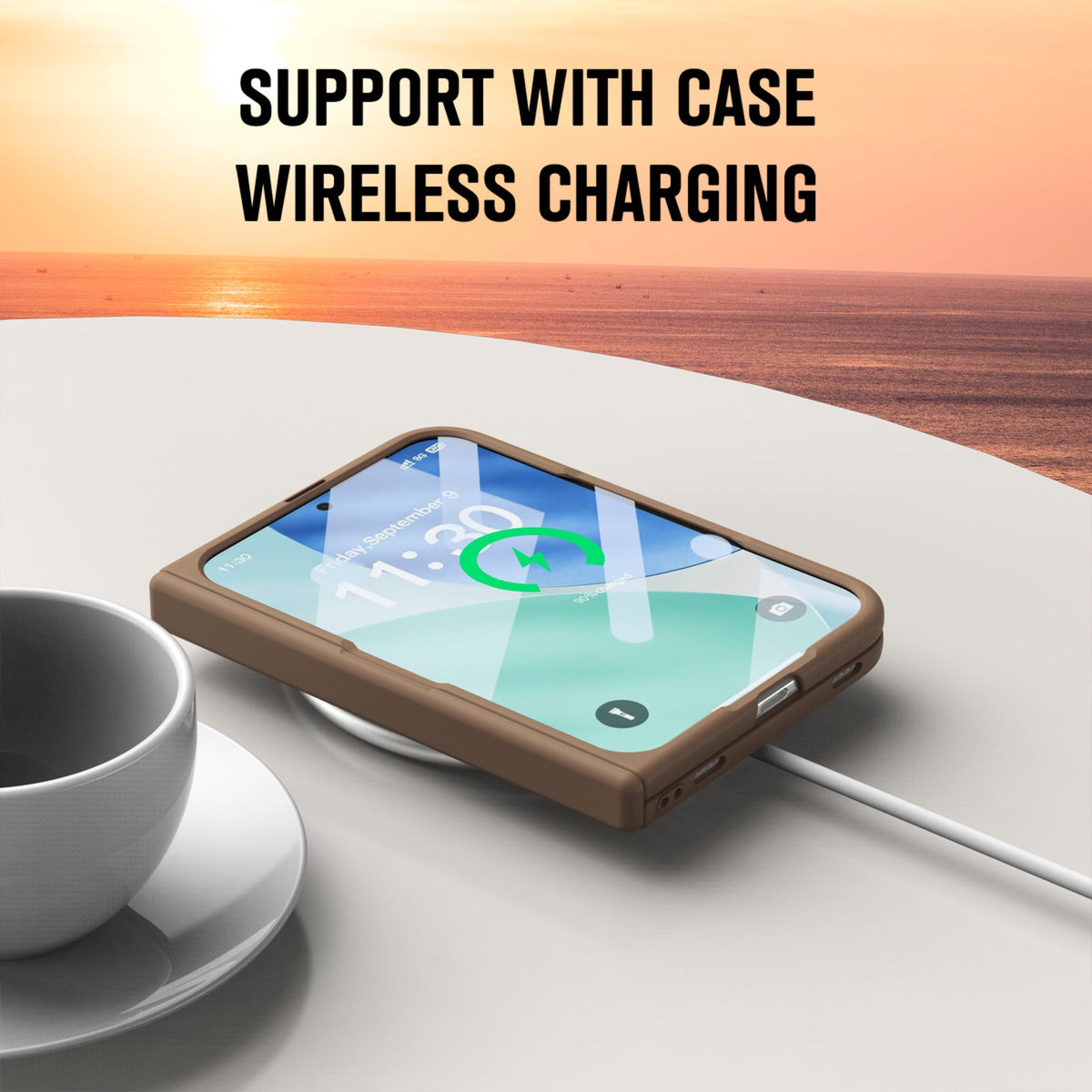 iPhone Duo | Textured Protection Case Built-in Tempered Glass Film & Magnetic Ring & Stylus