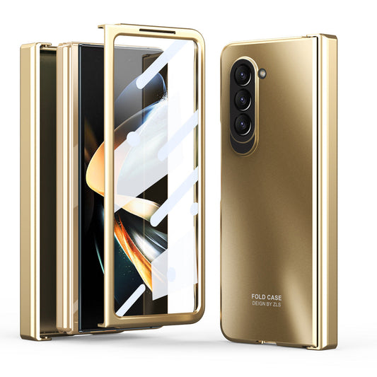 Electroplating All-inclusive Drop-proof Galaxy Z Fold5 Fold4 Case with Screen Protector - Mycasety Mycasety