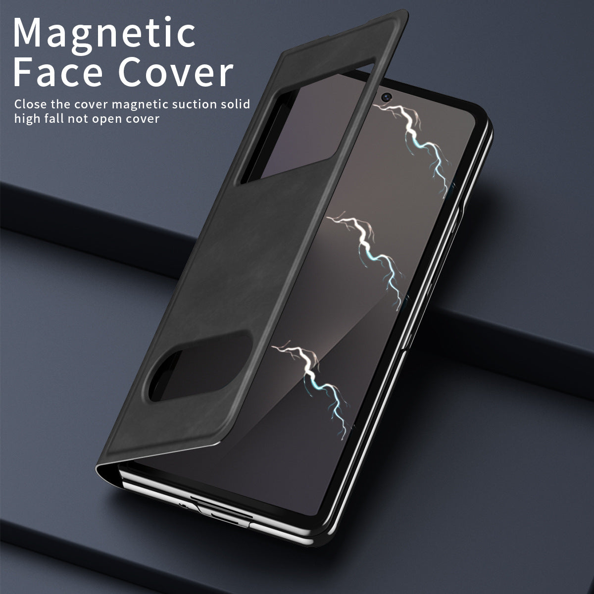 Leather Phone Cover For Galaxy Z Fold Series
